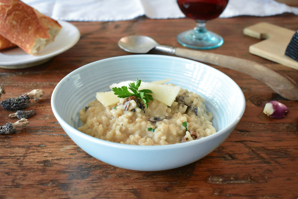 Mora Rissoto Risotto con morillas | Revista Maria Orsini